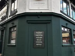 The Railway front windows